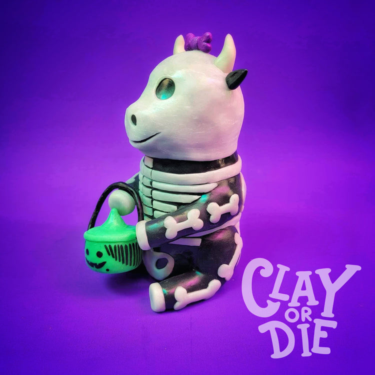 Skeleton Cow Jar