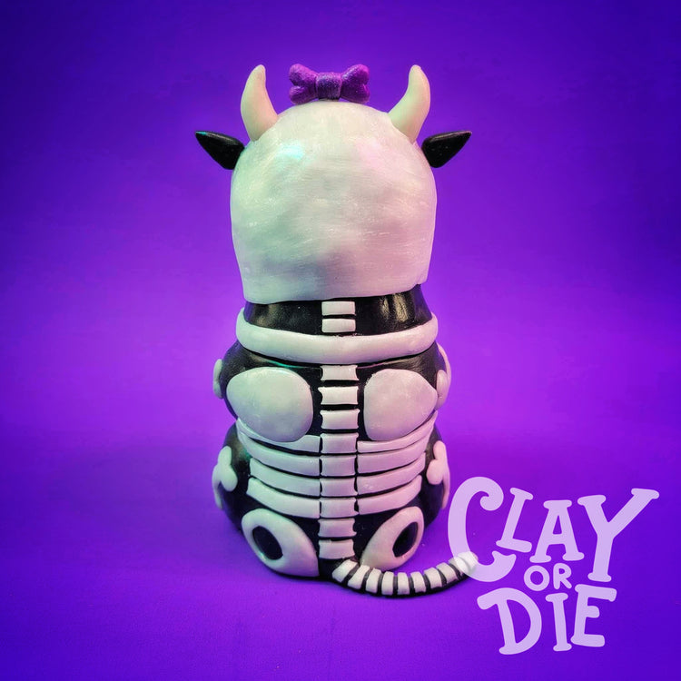 Skeleton Cow Jar