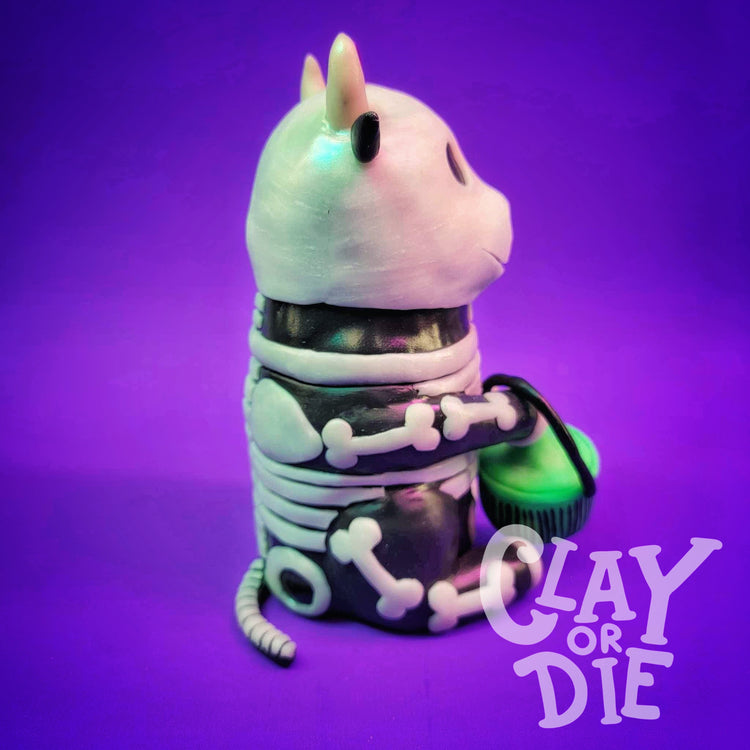 Skeleton Cow Jar
