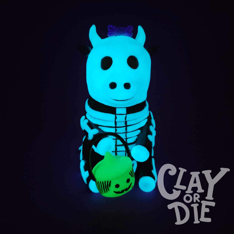 Skeleton Cow Jar