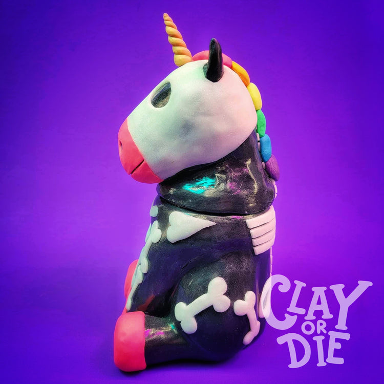 Unicorn Skeleton Jar