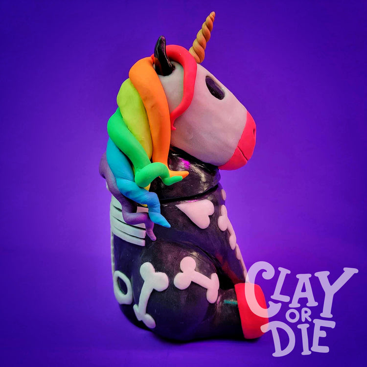 Unicorn Skeleton Jar
