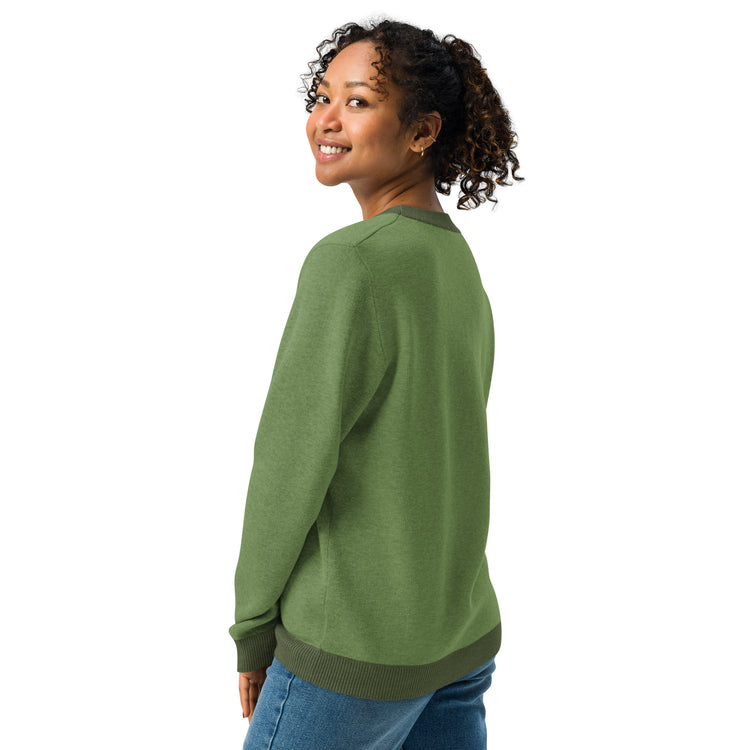 Bro-colli Knitted crew neck sweater