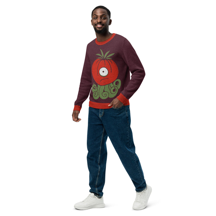 Tomato Terrestrial Knitted crew neck sweater