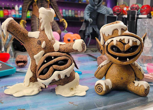Polymer clay sculptures